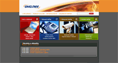 Desktop Screenshot of ovanet.cz