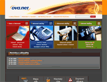 Tablet Screenshot of ovanet.cz